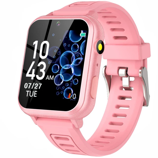 Main image of Smart Watch for Kids Gift for Girls Age 5-12, 1.54" Touch Screen Watch with HD Camera Video 39 Games Music Pedometer Flashlight Alarm Clock, Gifts for 7 8 9 10 Year Old Girls Boys