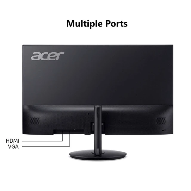 Alt view image 7 of 7 - SH322Q Hbih 31.5" Full HD (1920 x 1080) Ultra-Thin Gaming Office Monitor Adaptive-Sync Support (FreeSync Compatible) Up to 100Hz Refresh 1ms (VRB) Adjustable Stand HDMI & VGA Ports