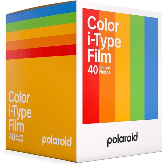 Alt view image 2 of 7 - Polaroid Instant Color Film for i-Type Cameras 5 Pack, 40 Instant Photos, Works with Polaroid Now, Now+, I-2, & Lab, Bundle with a Cleaning Cloth