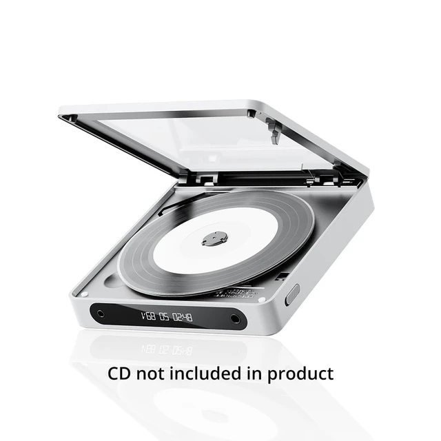 Alt view image 2 of 6 - DM13 Multifunctional Portable Stereo CD Player with Long-Lasting Battery, Supports USB Ripping, Optical/coaxial/3.5mm/4.4mm outputs (Skylight Bluetooth)