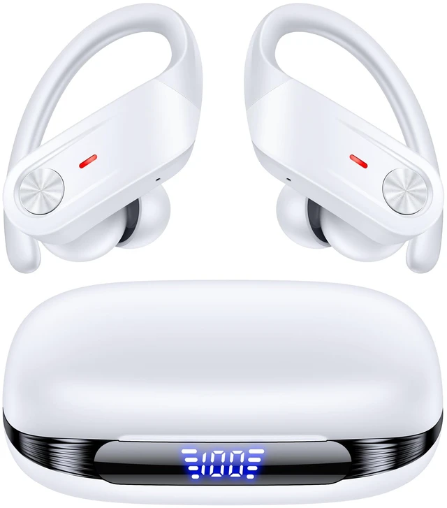Main image of Hybrid Active Noise Cancelling Wireless Ear Buds 80 Hrs Playtime Hi-Res Stereo Quality Bluetooth Earbuds with Transparency Mode Headphones Bluetooth Earhooks ANC Earphones for Work Sports Travel