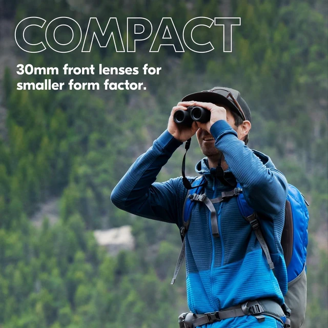 Alt view image 7 of 7 - PROSTAFF P3 10x30 Binocular Waterproof, fogproof, rubber-armored compact Binocular, wide field of view & long eye relief Official USA Model