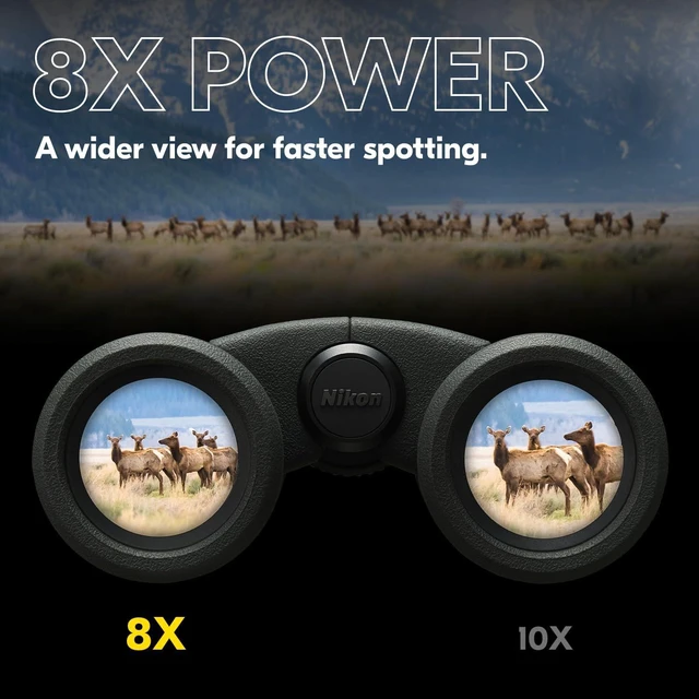 Alt view image 5 of 7 - PROSTAFF P3 8x30 Binocular Waterproof, fogproof, rubber-armored compact Binocular, wide field of view & long eye relief Official USA Model