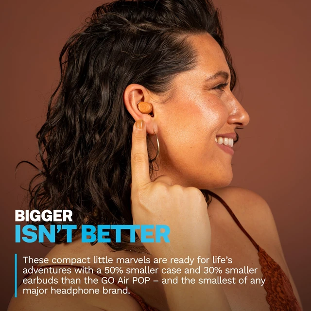 Alt view image 2 of 7 - JBuds Mini Tones, True Wireless Earbuds, Bluetooth Multipoint, Be Aware Audio, IP55 Sweat Resistant, 7572 W