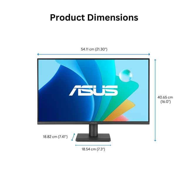 Alt view image 7 of 7 - VA249QG 24 Inch 1080P 120Hz Eye Care Gaming Monitor, HDMI, DisplayPort IPS, Full HD, 99% sRGB, VGA, Frameless, Adaptive-Sync, 1ms, Speakers, Low Blue Light, Flicker Free, VESA Wall Mount