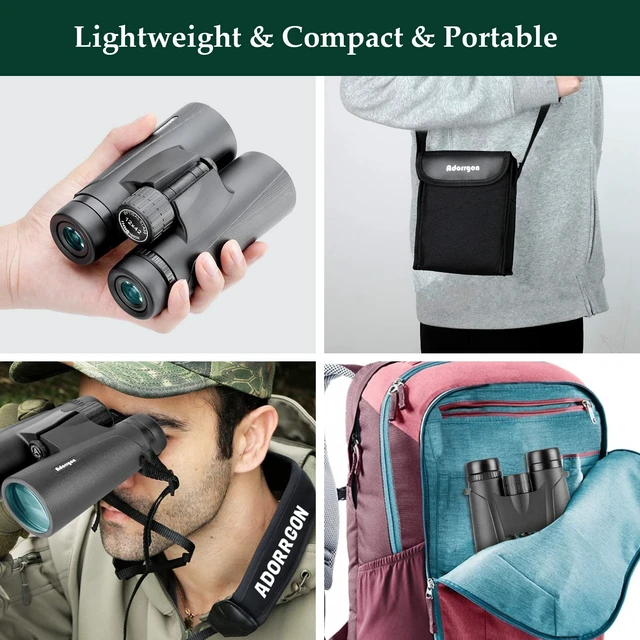 Alt view image 7 of 7 - 12x42 High Powered Binoculars for Adults, Phone Adapter and Tripod BAK4 Prism, FMC Optics, Waterproof, 367ft Wide View, 18.5mm Eyepieces for Bird Watching Cruise Travel Wildlife Viewing Sports