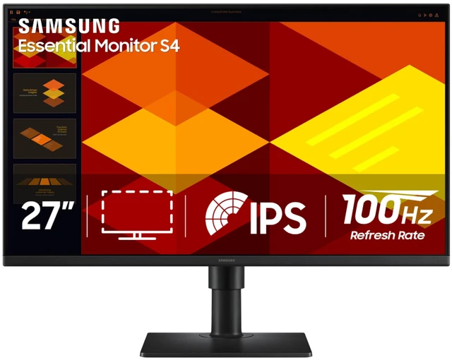 Main image of 27 (S40GD) Borderless Business Monitor with IPS Panel 100Hz Refresh Rate, Eye Saver Mode, Ergonomic Design, Game Picture Mode, LS27D402GANXGO