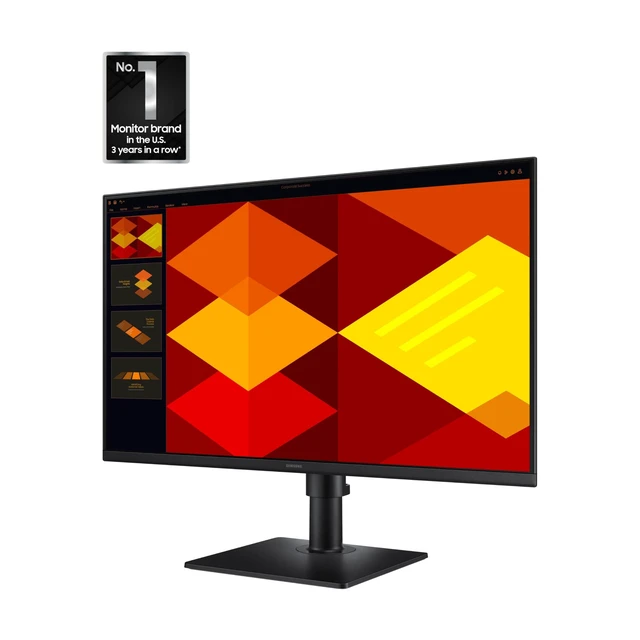 Alt view image 2 of 7 - 27 (S40GD) Borderless Business Monitor with IPS Panel 100Hz Refresh Rate, Eye Saver Mode, Ergonomic Design, Game Picture Mode, LS27D402GANXGO
