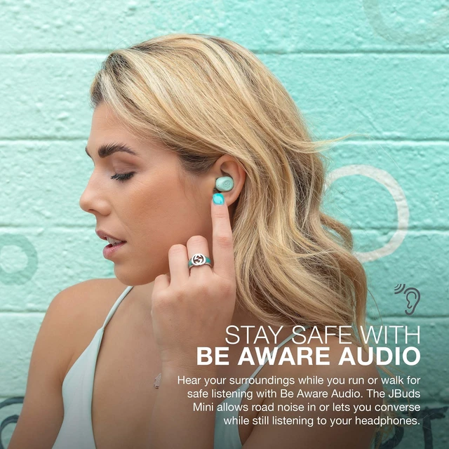 Alt view image 6 of 6 - JBuds Mini True Wireless Earbuds, Bluetooth multipoint, Mint