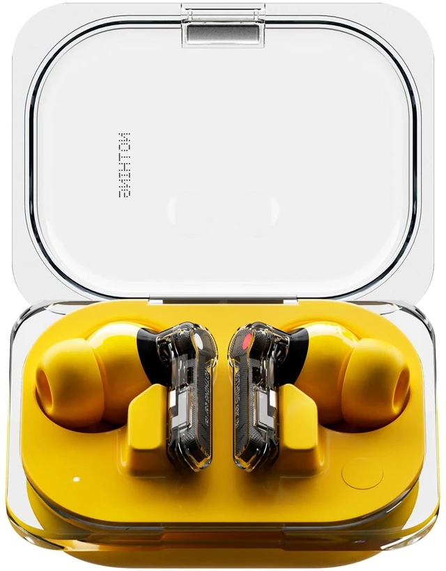 Main image of Ear (a) Wireless Earbuds, 45dB Hybrid Noise Cancelling Earbuds, Hi-Res Audio, Advanced Equaliser, Dual Connect, 6 Mics, 42.5H Playtime Ear Buds Wireless Bluetooth, Yellow