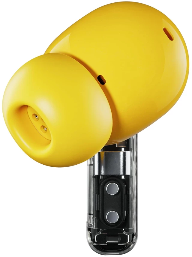 Alt view image 7 of 7 - Ear (a) Wireless Earbuds, 45dB Hybrid Noise Cancelling Earbuds, Hi-Res Audio, Advanced Equaliser, Dual Connect, 6 Mics, 42.5H Playtime Ear Buds Wireless Bluetooth, Yellow