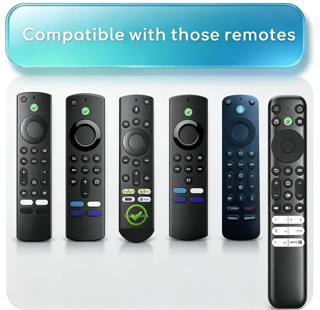 Alt view image 4 of 7 - Replacement for Insignia TV Remote, Insignia Fire TV Remote 2026-2020, Universal for Toshiba Hisense TCL Ember Fire Smart TV, Remote Finder, Smooth feel, Premium