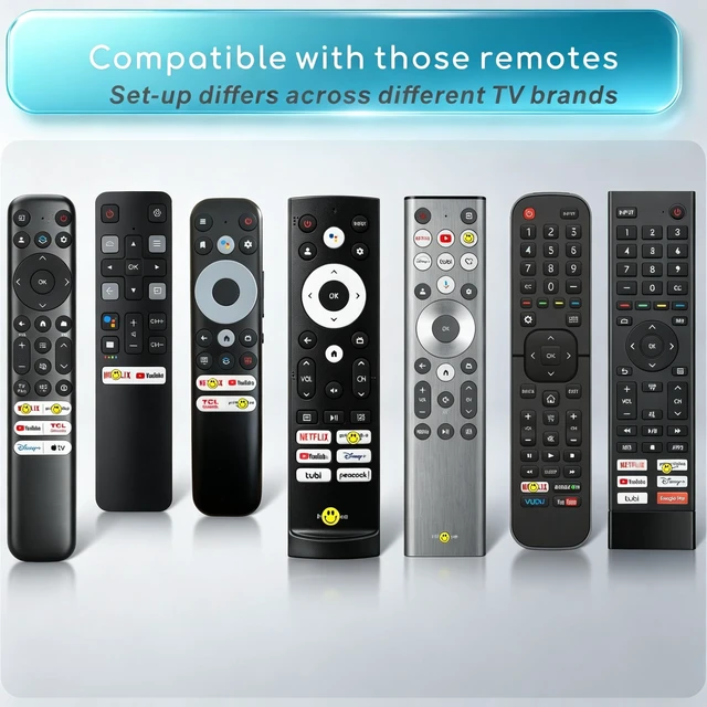 Alt view image 7 of 7 - Replacement for Insignia TV Remote, Insignia Fire TV Remote 2026-2020, Universal for Toshiba Hisense TCL Ember Fire Smart TV, Remote Finder, Smooth feel, Premium