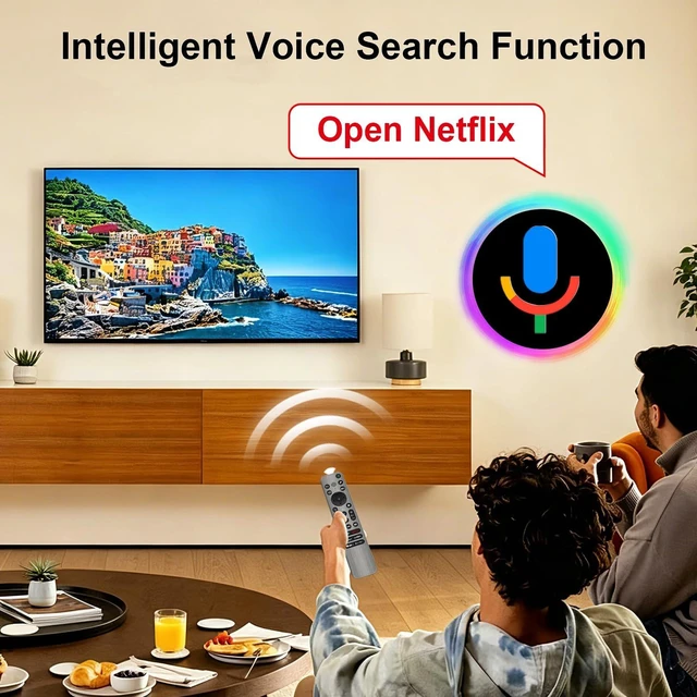 Alt view image 7 of 7 - Replacement for Sony TV Remote, for Sony Bravia Google 4K LED OLED Smart TV Control with Voice & Backlit