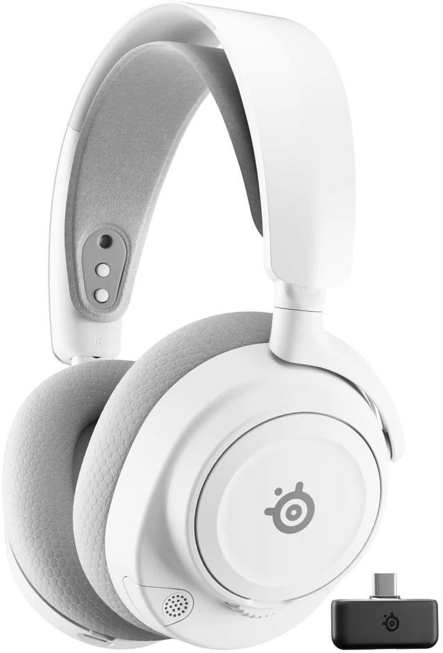 Main image of Arctis Nova 7 Wireless Gen 2 Gaming Headset - Real-Time App Control, 50+ HR Play, Neodymium Drivers, Mix 2.4GHz/Bluetooth, PC, PS5, PS4, Switch 1/2, Mobile - White