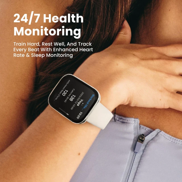 Alt view image 4 of 5 - Bip 5 Unity Smart Watch, 1.9" Screen, 11-Day Battery, iOS/Android 46mm, Water-Resistant, 120+ Sports Modes, Heart Rate & Sleep Monitor, Customizable Watch Faces