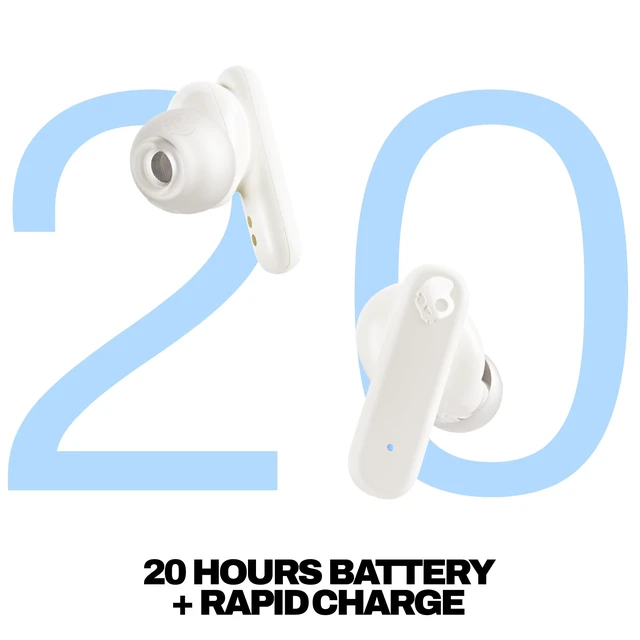 Alt view image 3 of 7 - Smokin Buds Wireless Noise Isolating Earbuds - Bone In-Ear Fit, Bluetooth, 20 Hours Battery, IPX4 Sweat and Water Resistant, Microphone for iPhone Android, Commuting, Studying