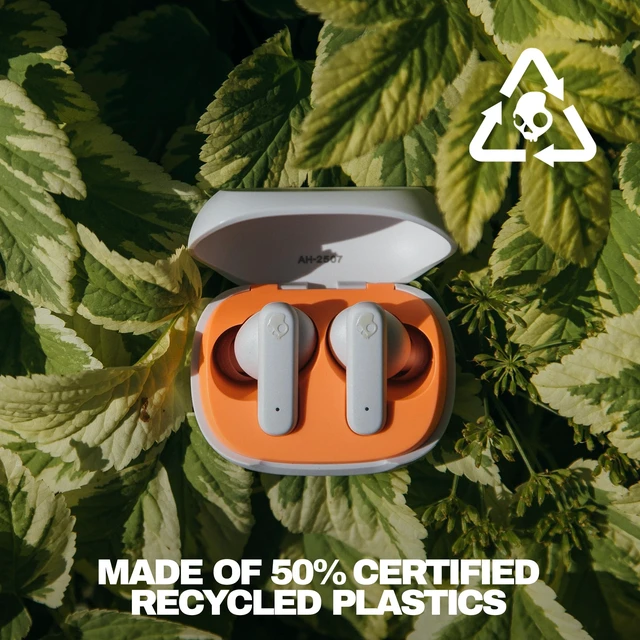 Alt view image 2 of 7 - Smokin Buds Wireless Noise Isolating Earbuds - Bone In-Ear Fit, Bluetooth, 20 Hours Battery, IPX4 Sweat and Water Resistant, Microphone for iPhone Android, Commuting, Studying