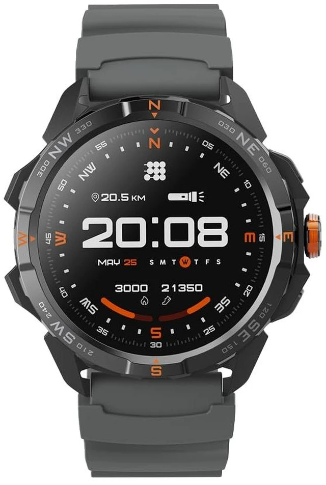 Main image of Terra Rugged Smartwatch with Dual-Band GPS Orange 1.48 AMOLED, Offline Maps, VITA AI, AI Coach, Readiness Score, 5ATM, 14-Day Battery
