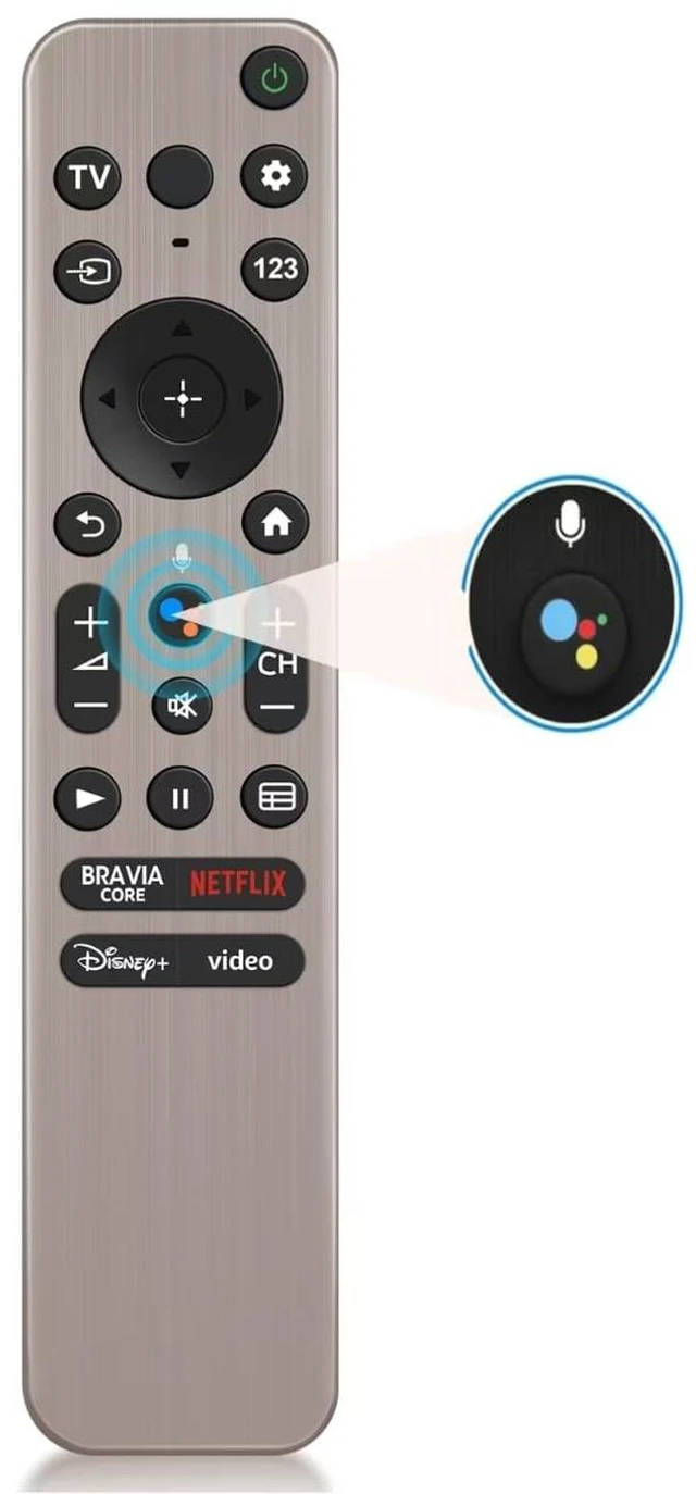 Main image of for Sony Bravia TV Remote Control, Universal for Sony Smart TV Replacement Voice Control, for Sony Bravia XBR XR KD KDL 4K UHD OLED HDR TVs, 6 Streaming Shortcuts, Easy Pairing