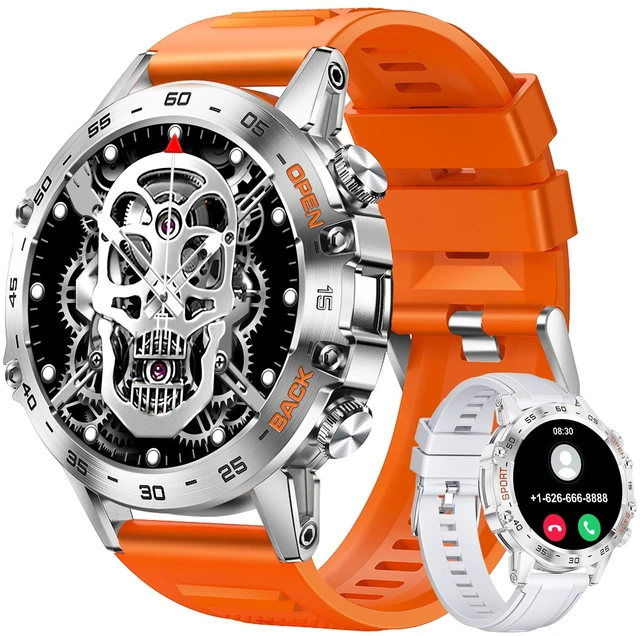 Main image of Smart Watches for Men(Answer/Calls),1.39 inch Touchscreen/5ATM Waterproof/120+ Sports Modes Fitness Watch with Heart Rate for Android/iOS Orange
