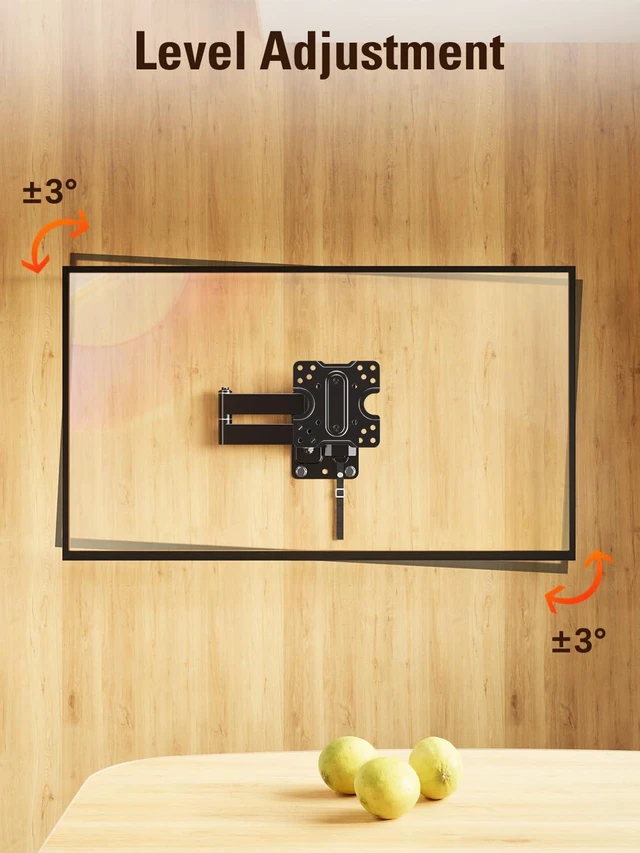 Alt view image 7 of 7 - Lockable RV TV Mount for Most 10-26 Inch Flat Screen, 33 lbs RV TV Mount Bracket for Camper Trailer Truck Boat, Full Motion RV TVs Wall Mount Quick Release Lock, VESA 100x100mm, MD2209