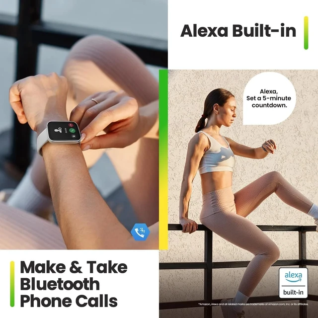 Alt view image 5 of 7 - Bip 5 Unity Smart Watch, 1.9" Screen, 11-Day Battery, iOS/Android 46mm, Water-Resistant, 120+ Sports Modes, Heart Rate & Sleep Monitor, Customizable Watch Faces