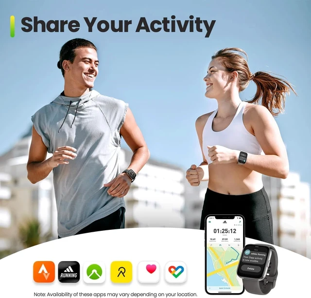 Alt view image 6 of 7 - Bip 5 Unity Smart Watch, 1.9" Screen, 11-Day Battery, iOS/Android 46mm, Water-Resistant, 120+ Sports Modes, Heart Rate & Sleep Monitor, Customizable Watch Faces