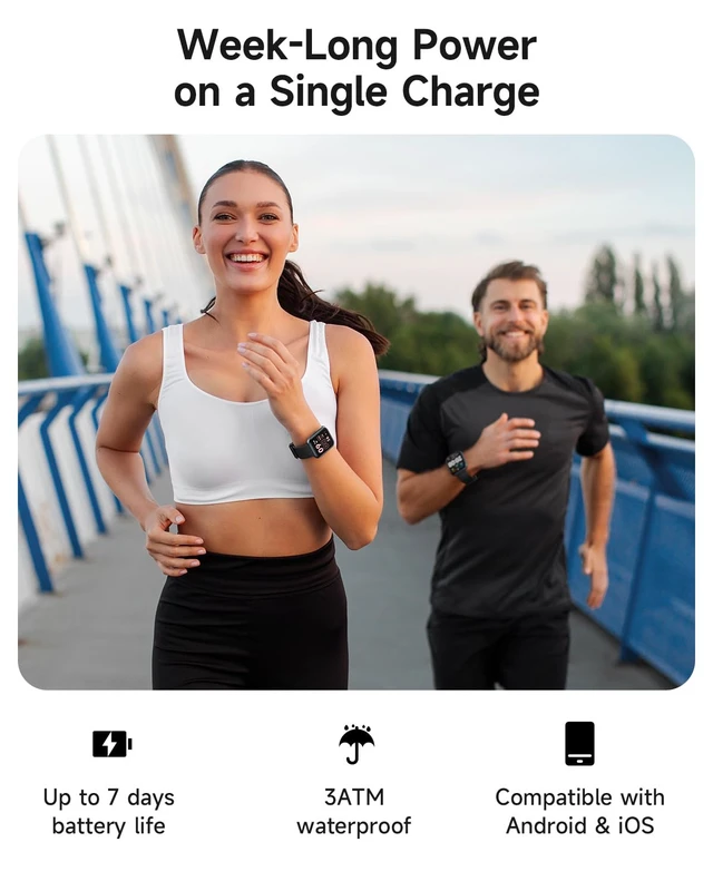 Alt view image 5 of 7 - Smart Watch for Women, Answer/Make Calls, Alexa Built-in, 1.85" Touch Screen Fitness Tracker for Android & iPhone, Heart Rate/Sleep/SpO2 Monitor Smartwatch, Waterproof (Black)