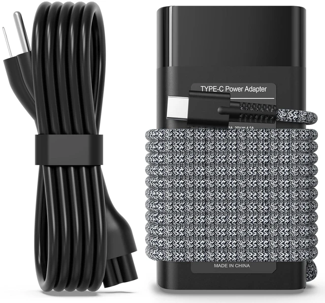 Main image of 90W USB C Laptop Charger for HP Spectre x360 Elitebook x360 Replacement for HP 904144-850 904082-003 ADP-90FE 860209-850, Elitebook 1040 G8 G9 G10, Envy x360, Spectre 14 15 Type C Cord