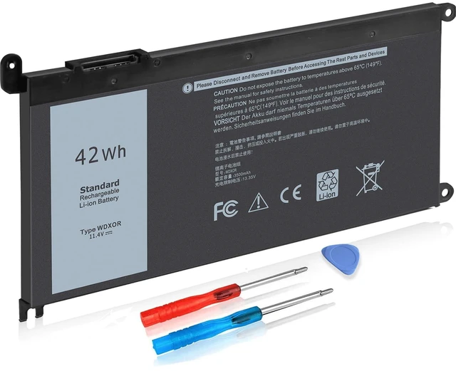 Main image of 42Wh WDX0R Laptop Battery for Dell Inspiron 15 7579 7569 5578 5565 5567 5568 5570 5775 5579 7560 7570,13 5378 5368 7375 7368 7378,17 5765 5767 5770 Series P69G001 P58F P58F001 P75F P66F P69G 3CRH3