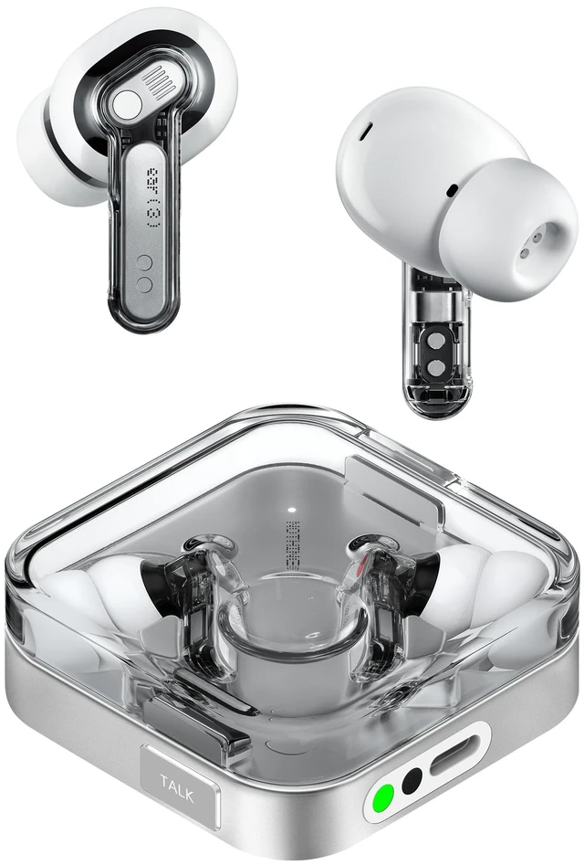 Main image of Ear (3) Wireless Earbuds Super Mic 45dB Hybrid Active Noise Cancelling Bluetooth Headphones Hi-Res 6 Mics, 12mm Dynamic Bass Boost, Dual Connect ANC Sport Ear Buds for iPhone Android, White