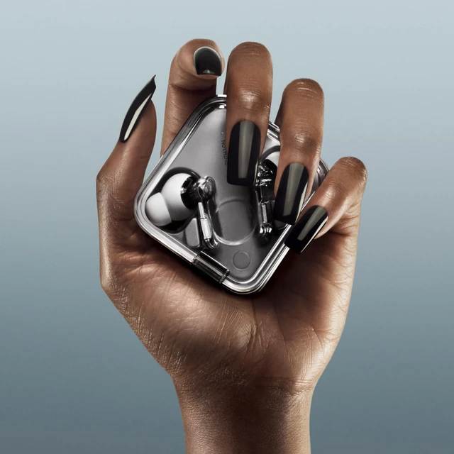 Alt view image 7 of 7 - Ear (3) Wireless Earbuds Super Mic 45dB Hybrid Active Noise Cancelling Bluetooth Headphones Hi-Res 6 Mics, 12mm Dynamic Bass Boost, Dual Connect ANC Sport Ear Buds for iPhone Android, White
