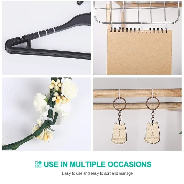 Alt view image 6 of 7 - Zip Ties,2000 Piece Self-Locking Nylon White Cable Ties,Assorted Sizes 4+6+8+10+12-Inch,Multi-Purpose Wire Management Plastic Ties,Perfect for Home,Garden,Office,Travel and Workshop