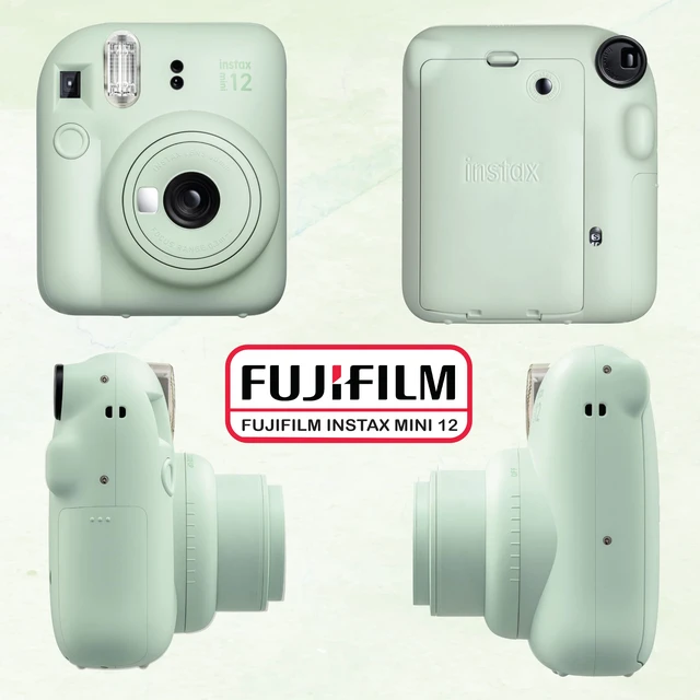 Alt view image 3 of 7 - Instax Mini 12 Instant Camera Bundle with Instax Mini Instant Film Value Pack (60 Sheets) with Accessories Including Protective Case, Strap, Photo Album (Mint Green)