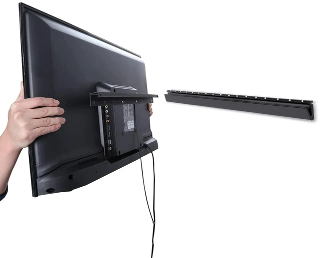 Main image of Studless TV Wall Mount, Alloy Steel, Hold 150 Lbs,32 to 75 Inch TVs No Drill, No Stud Drywall Install, All Hardware Included,Level, Max VESA600x400mm,Renter Friendly, Low Profile Bracket Hanger