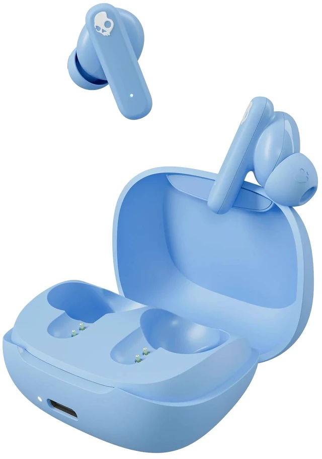 Main image of Smokin Buds Wireless Noise Isolating Earbuds - Preppy Blue In-Ear Fit, Bluetooth, 20 Hours Battery, IPX4 Sweat and Water Resistant, Microphone for iPhone Android, Commuting, Studying