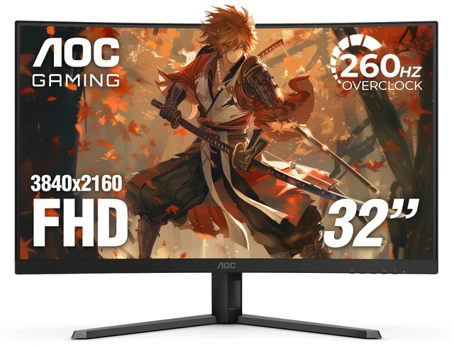 Main image of 32 Inch Curved Gaming Monitor FHD 260Hz Overclocked VA 0.3ms, C32G42ZE 1920×1080 Computer Monitor, 240Hz Native / 260Hz OC, Adaptive-Sync, DP 1.4, HDMI 2.0, Console Ready, 3-Year Zero-Bright-Dot