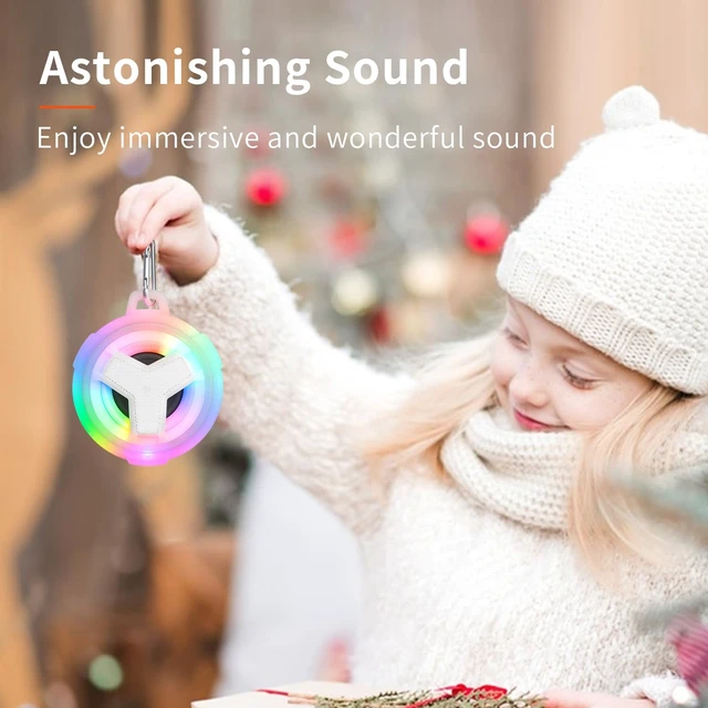 Alt view image 2 of 7 - Shower Bluetooth Speakers Waterproof Teen Girl Gifts Trendy Stuff Kid IP67 Portable Speaker with LED Light, 2000mAh, True Wireless Stereo, Gifts for Teen Boys, Men and Women, Unique Music Gifts