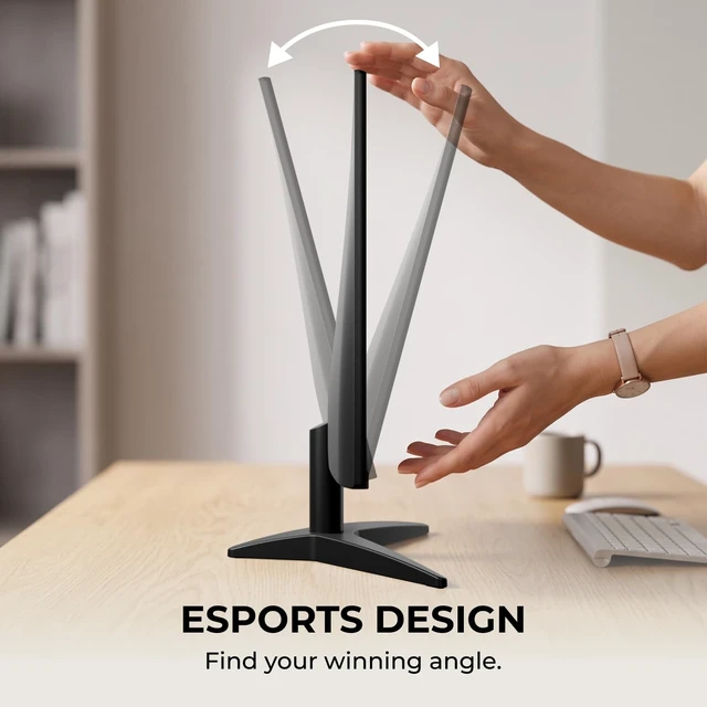 Alt view image 5 of 7 - 24 Inch Gaming Monitor FHD 180Hz Overclocked VA HDR Ready, G24B36N 1920×1080 LED Monitor, 144Hz Native / 180Hz OC, 0.5ms, DP 1.4, HDMI 2.1, Adaptive Sync, VESA, Earphone Out