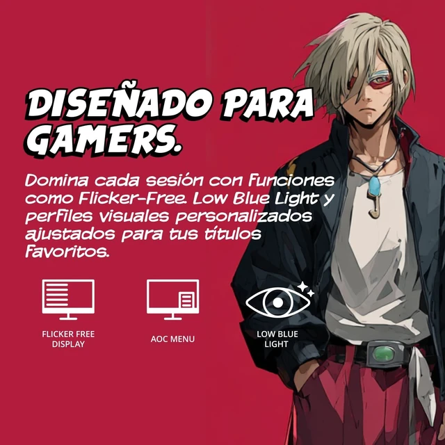Alt view image 5 of 7 - 24" Gaming Monitor FHD 200Hz IPS NVIDIA G-SYNC Compatible 0.3ms 24G42HE 1920x1080 Computer Monitor, LED, HDR 10, High-Speed FPS Gaming, Audio Earphone out, VESA Mount
