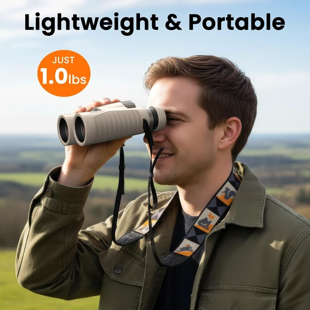 Alt view image 7 of 7 - 8x42 Binoculars for Adults High Powered with Phone Adapter & Tripod Super Bright BAK4 Prism, Waterproof, for Bird Watching Cruise Travel Safari Hunting Hiking Sports