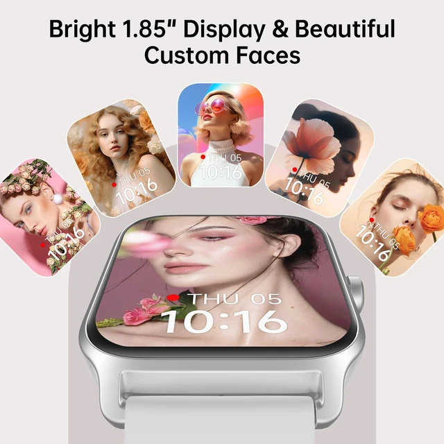 Alt view image 7 of 7 - Smart Watch for Men & Women, 46mm HD Big Screen Fitness Tracker for iPhone/Android/Samsung, Answer & Make Call, Alexa Built-in, 101+ Sport Modes, Sleep/Heart Rate Monitor, 7-10 Day Battery