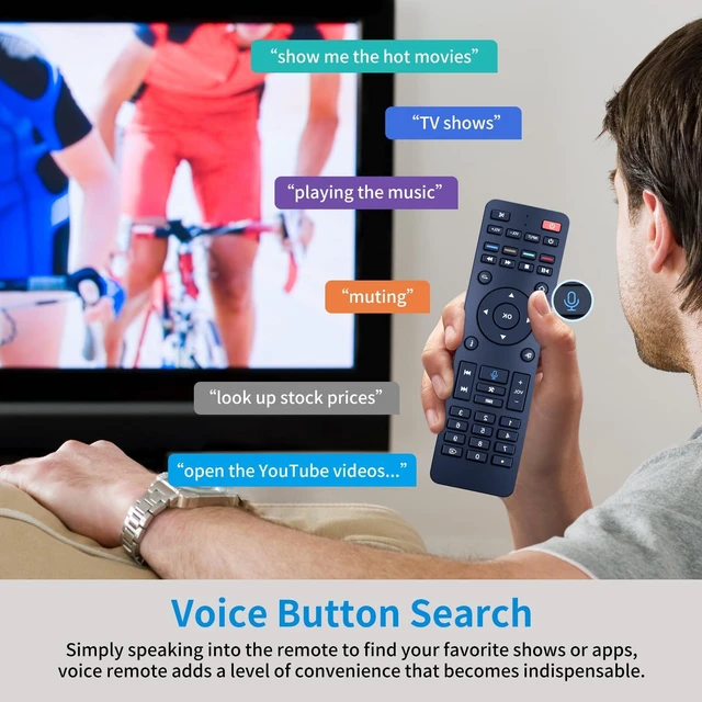 Alt view image 3 of 7 - RC-200 Replacement Voice Remote Control for Super Box - RC-200L Compatible with SuperBox S4 S5 S6 S7 Max / S5 Pro/Elite Ultra/Elite Pro+, Without Voice for S4 Pro and S3 Pro, Easy Pairing