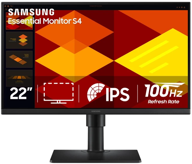 Main image of 22 (S40GD) Borderless Business Monitor with IPS Panel, 100Hz Refresh Rate, Eye Saver Mode, Ergonomic Design, Game Picture Mode, LS22D402GANXGO