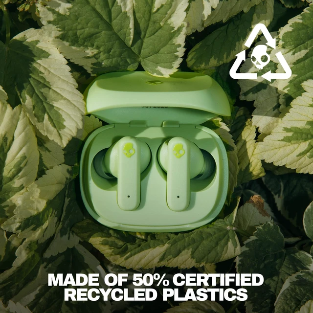 Alt view image 2 of 7 - Smokin Buds Wireless Noise Isolating Earbuds - Matcha In-Ear Fit, Bluetooth, 20 Hours Battery, IPX4 Sweat and Water Resistant, Microphone for iPhone Android, Commuting, Studying