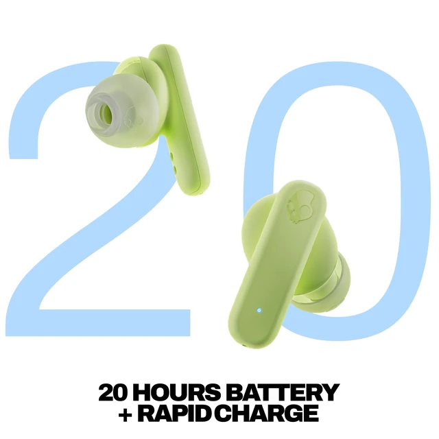 Alt view image 3 of 7 - Smokin Buds Wireless Noise Isolating Earbuds - Matcha In-Ear Fit, Bluetooth, 20 Hours Battery, IPX4 Sweat and Water Resistant, Microphone for iPhone Android, Commuting, Studying