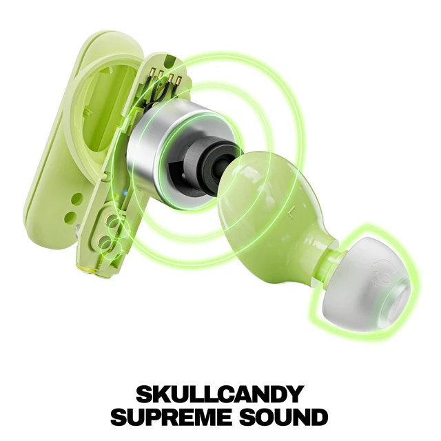 Alt view image 6 of 7 - Smokin Buds Wireless Noise Isolating Earbuds - Matcha In-Ear Fit, Bluetooth, 20 Hours Battery, IPX4 Sweat and Water Resistant, Microphone for iPhone Android, Commuting, Studying