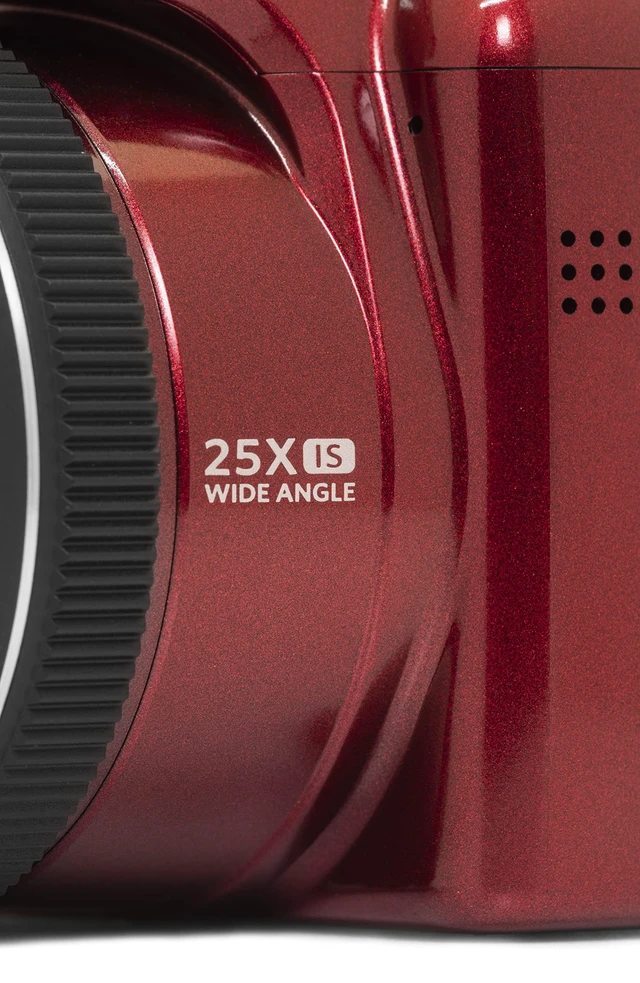 Alt view image 3 of 7 - PIXPRO AZ255 16MP Digital Camera, 25x Optical Zoom, AA, OIS, Red 1080p Full HD Video, 24mm Wide Angle Lens, 3 Inch LCD, Optical Image Stabilization, Vlogging Camera, Bridge Camera