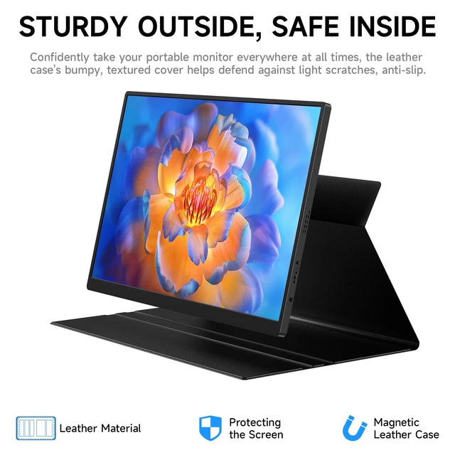 Alt view image 6 of 7 - 16" 2.5K 120Hz Portable Monitor, 2560x1600 HDR IPS Display, QHD 100% sRGB, USB-C & HDMI, Eye Care External Second Screen, for Laptop/PC/Phone/PS4/5/Xbox/Switch